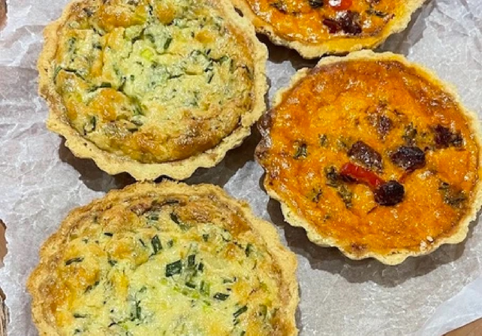 A pair of Mother’s day quiches image